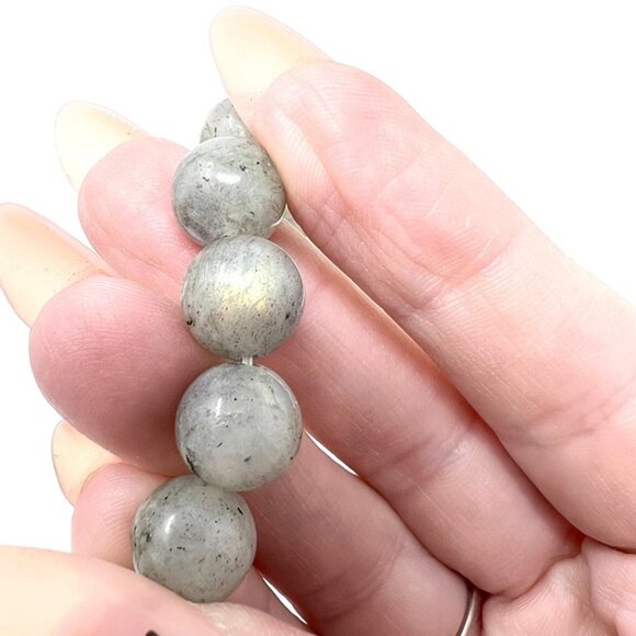 Labradorite Bracelet Jewelry crystal beaded accessories handmade boho fashion - Picture 9 of 10